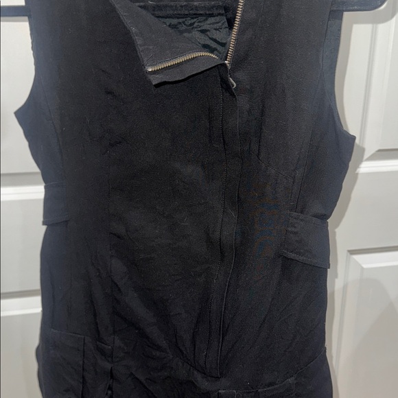 Nanette Lepore Black Sleeveless Zip-Front Dress - Picture 3 of 7